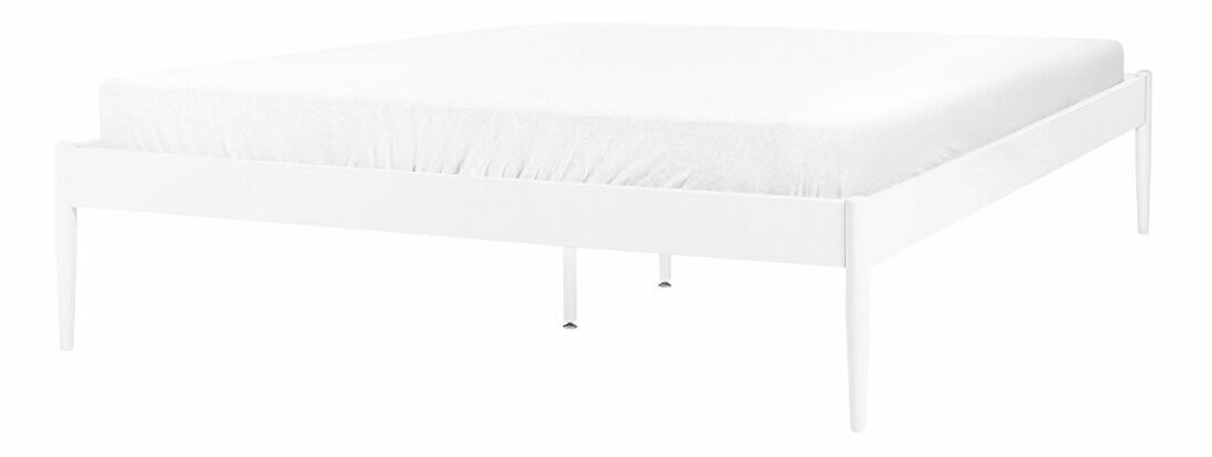 Manželská posteľ 160 cm Victoire (biela) (s roštom)