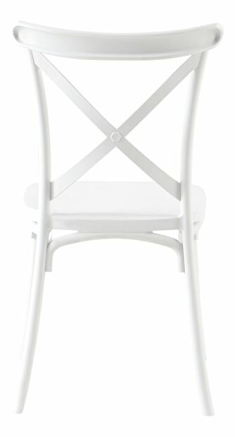 Jedálenská stolička SAVIVA (biela)