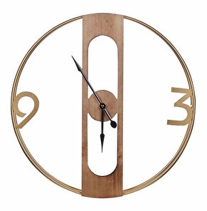 Nástenné hodiny ø 50 cm Mulza (svetlé drevo)