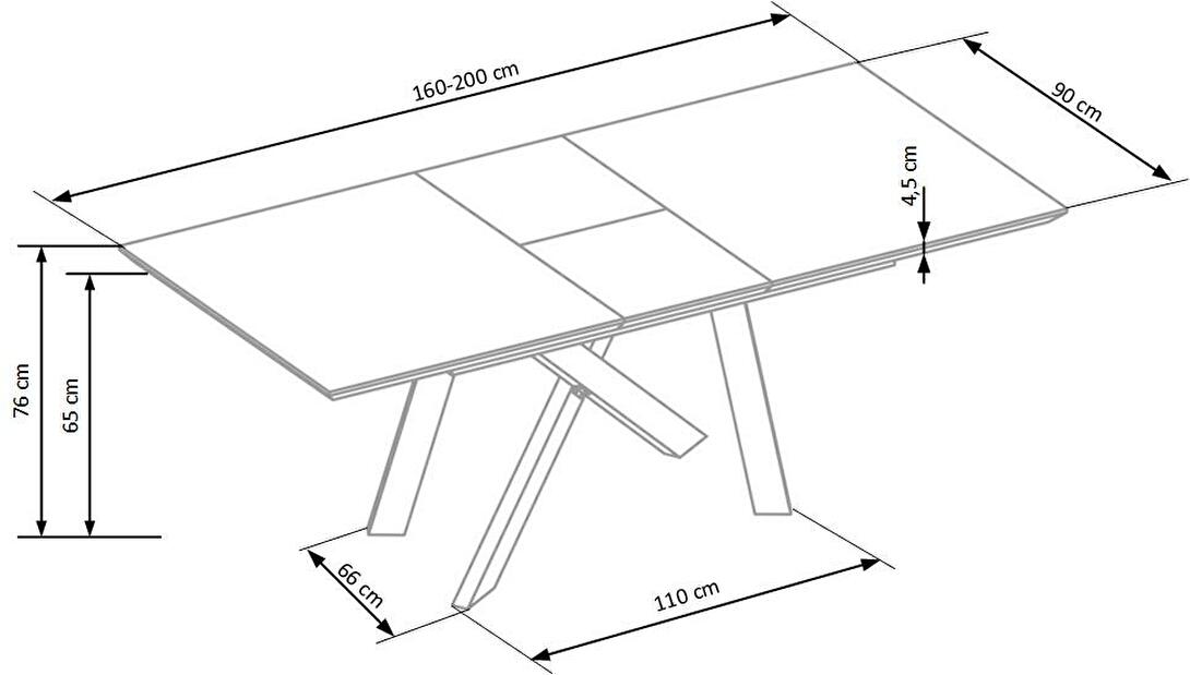 Jedálenský stôl Elfie (pre 6 až 8 osôb)