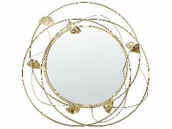 Nástenné zrkadlo Akello (zlatá)