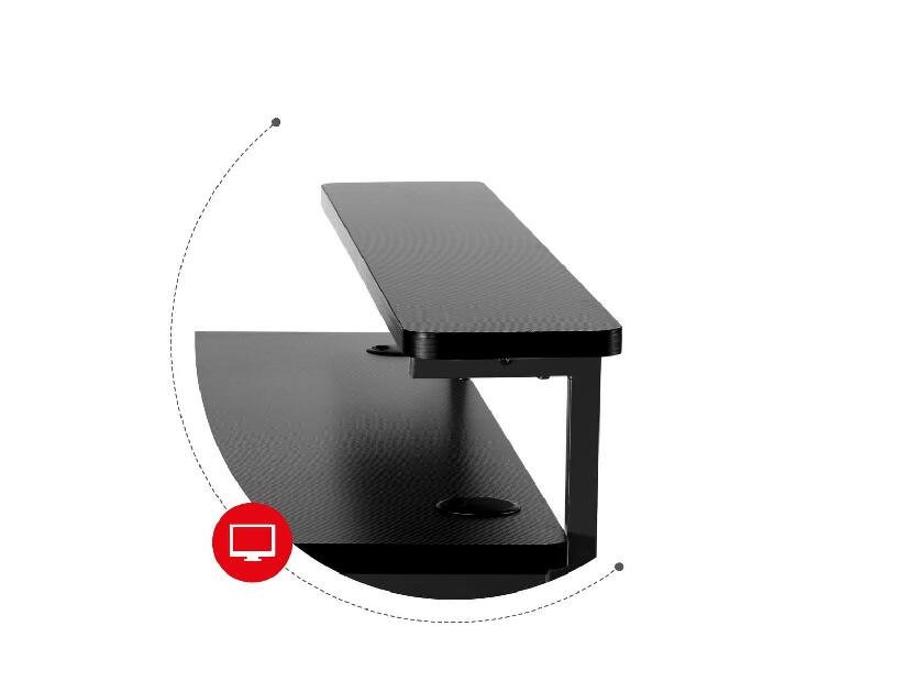 PC stolík Hyperion 5.0 (čierna)