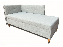 Jednolôžková posteľ (váľanda) 90 cm Alissa (tmavosivá) (s pružinovým matracom) (L)