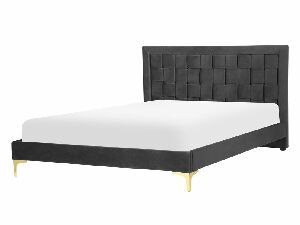 Manželská posteľ 140 cm Linux (čierna)