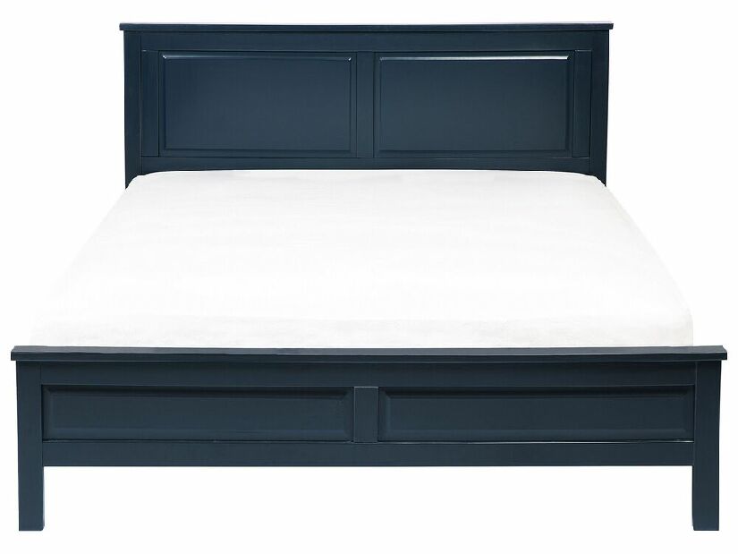 Manželská posteľ 180 cm OLIVE (s roštom) (modrá)