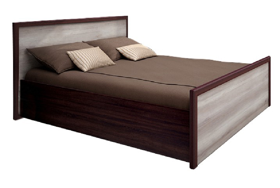 Manželská posteľ 160 cm Flamengo (s roštom a úl. priestorom)