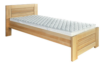 Jednolôžková posteľ 90 cm LK 161 (buk) (masív)