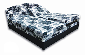 Manželská posteľ 160 cm Velvet (s penovými matracmi)