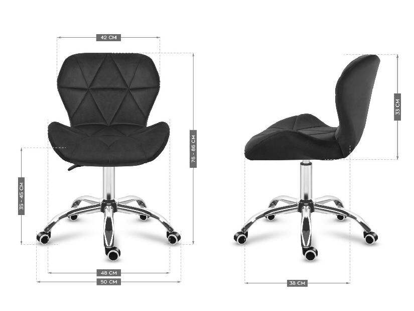 Kancelárska stolička Forte 3.0 (čierna)