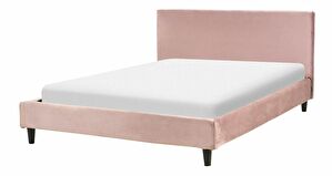 Manželská posteľ 140 cm Ferdinand (ružová) (s roštom)
