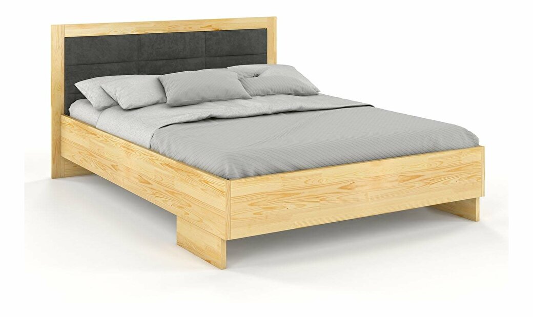 Manželská posteľ 200 cm Naturlig Stjernen High BC (borovica)
