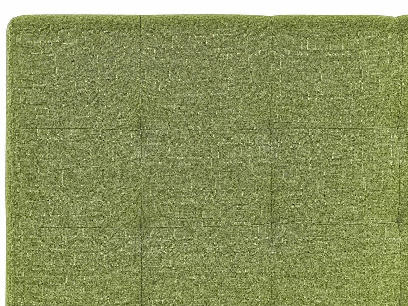 Manželská posteľ 160 cm Rhiannon (zelená) (s roštom)
