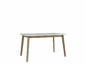 Stôl Harry Mirjan 80 x 140+180 VI (biela Mirjan L) (sonoma)