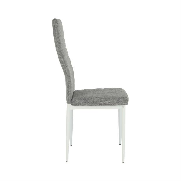 Jedálenská stolička Collort nova (svetlosivá + biela)