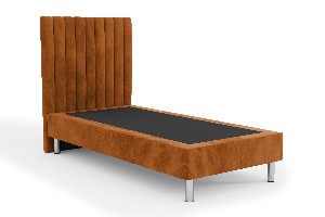 Čalúnená posteľ 90x200 cm Amby (oranžova)