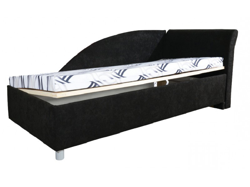 Jednolôžková posteľ (váľanda) 90 cm Pearline Plus (so sendvičovým matracom) (P)