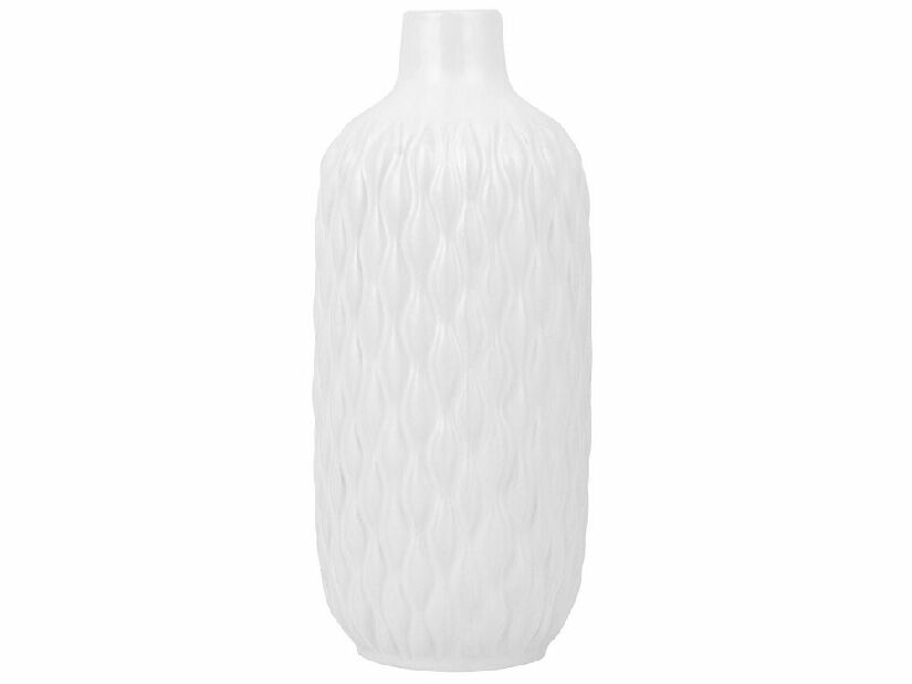 Váza ELON 31 cm (sklolaminát) (biela)