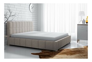 Čalúnená posteľ s úložným priestorom Mirjan Mikael (160x200) (Rico 1)
