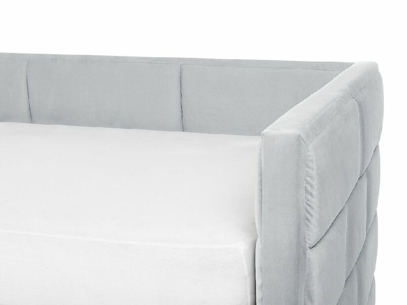 Jednolôžková posteľ 200 x 90 cm Chaza (sivá)
