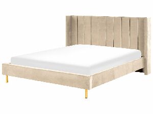 Manželská posteľ 180 cm Vue (béžová) (s roštom)