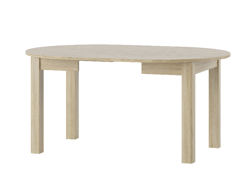 Jedálenský stôl Untim 1 (dub sonoma) (pre 4 až 6 osôb)