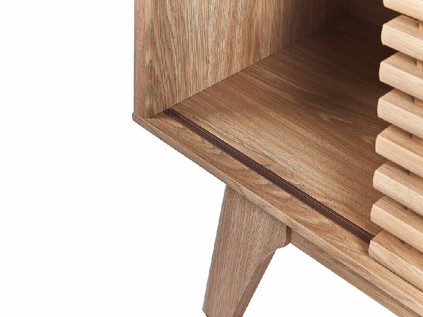 TV stolík/skrinka Christy (svetlé drevo)