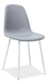 Jedálenská stolička Fannie (sivá + biela)