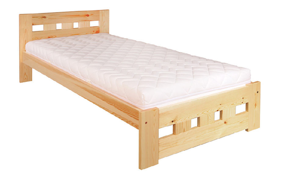 Jednolôžková posteľ 90 cm LK 145 (masív)