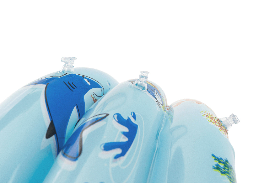 Detský nafukovací bazén Leah (modrá + vzor)