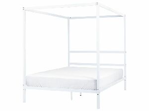 Manželská posteľ 140 cm Lesta (biela)