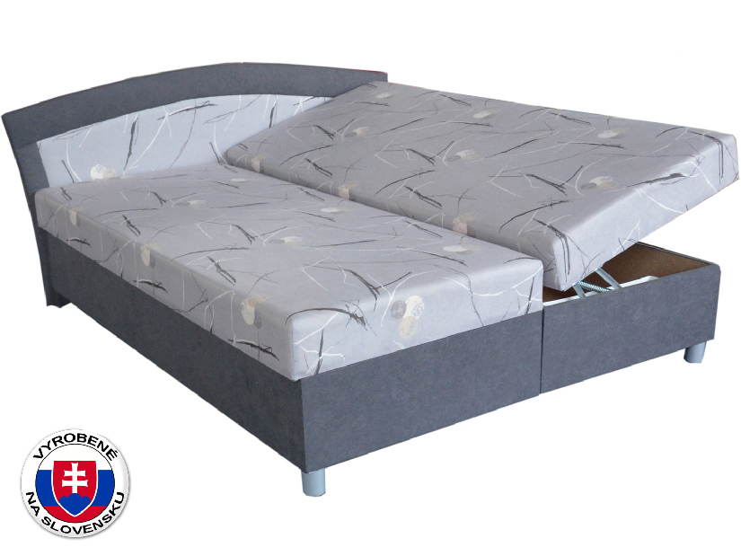Manželská posteľ 160 cm Brinda (so 7-zónovým matracom štandard)