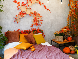 Dekorácie s prírodnými prvkami: ako použiť jesenné listy v interiéri