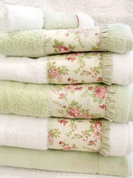 ručníky s květinovým vzorem