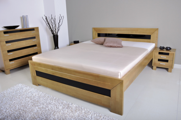 Manželská posteľ 180 cm - Styler - Salma (masív)