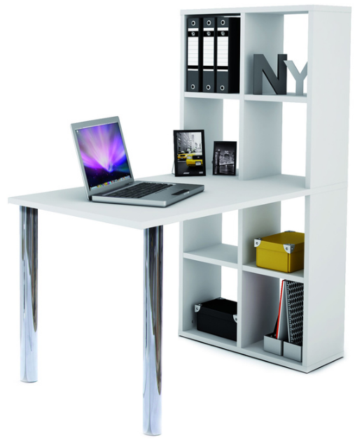 Psací stůl s regálem