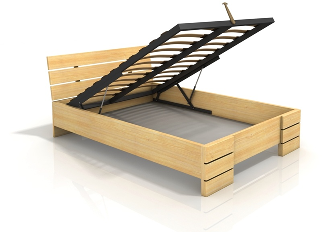 Manželská postel 180 Naturlig