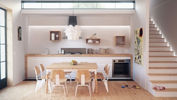 kuchyň v minimalizmu