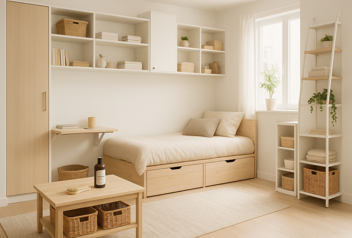 skladovanie v malych priestoroch