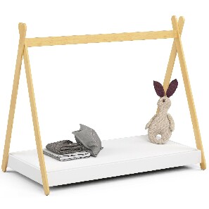 Detská posteľ Graciela (biela) (s matracom)