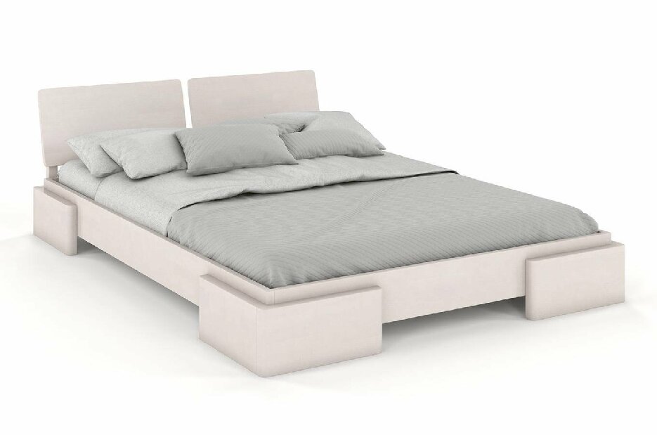 Manželská posteľ 200 cm Naturlig Jordbaer (buk)