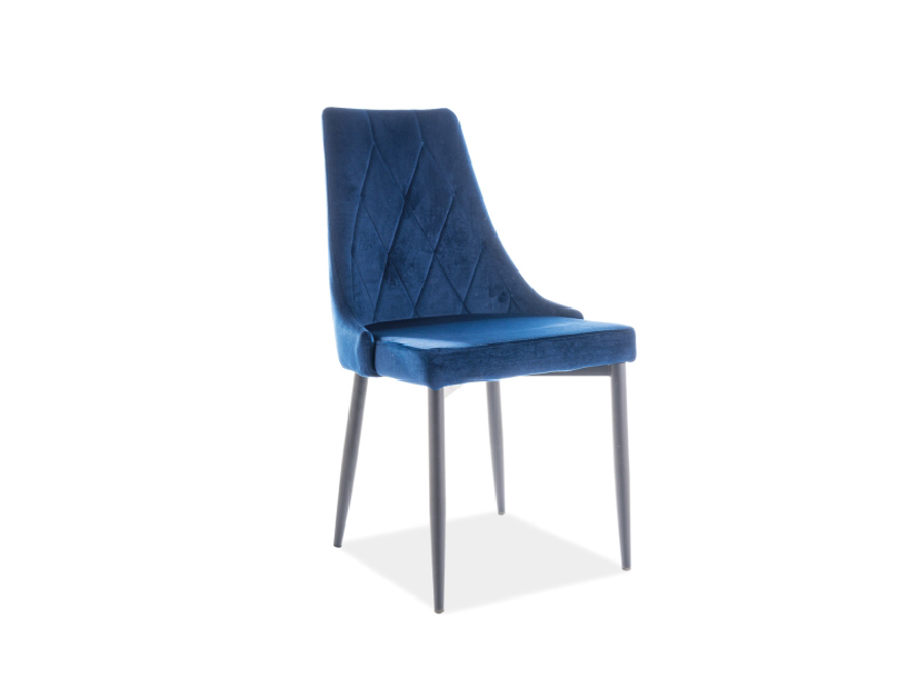 Jedálenská stolička Tilda (modrá + sivá)