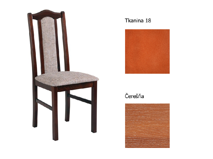 Jedálenská stolička Astra (čerešňa+Ina) *bazár