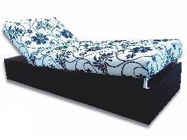 Jednolôžková posteľ (váľanda) 90 cm Darcy (Čierna 39 + Stela)