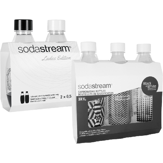 Predajná sada Sodastream B&W (3+2) sada