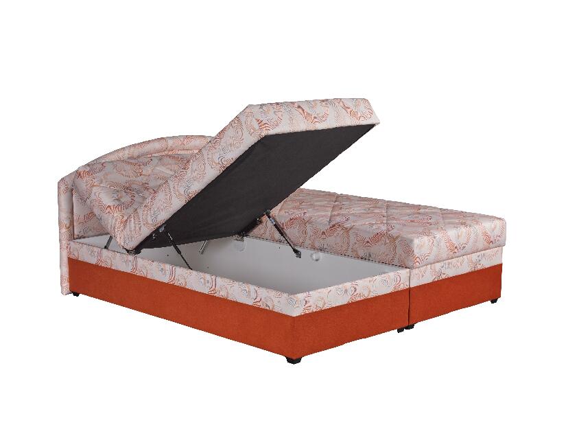 Manželská posteľ 180 cm Blanár Karolína (vzor Lada 1) (s roštom a matracom Alena)