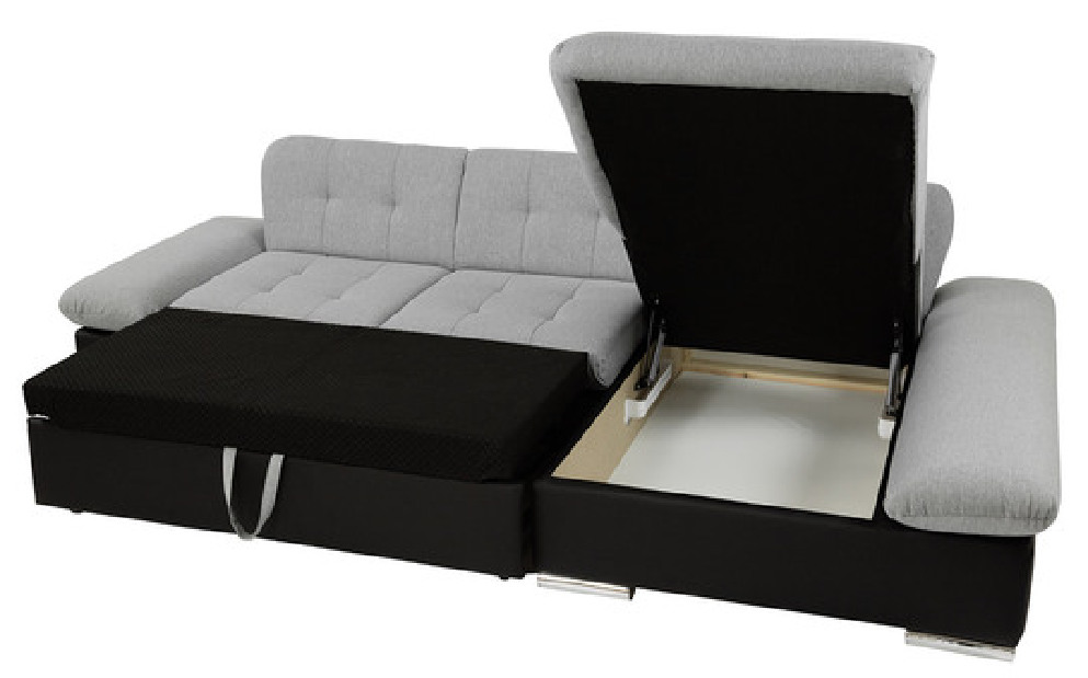 Rohová sedacia súprava s funkciou spania Mirjan Raphael (P) (ekokoža Soft 011 + Lux 06 + Lux 5)