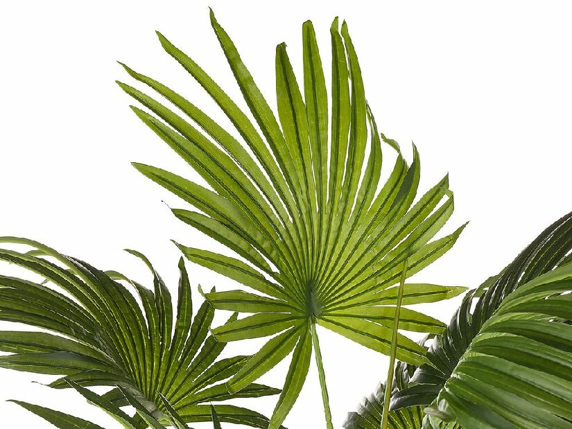 Umelá rastlina v kvetináči 100 cm Palma (zelená)