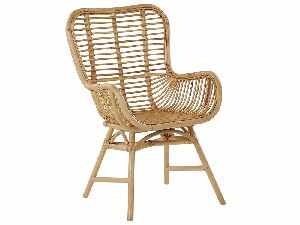 Jedálenská stolička TOGLO (ratan) (svetlohnedá)