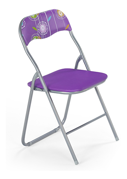 Detská stolička Fox fialová