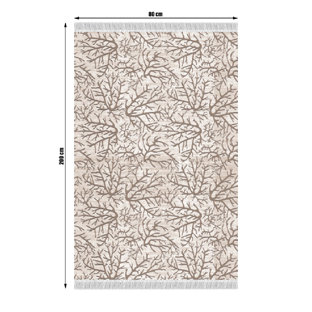 Kusový koberec 80x200 cm Arora (béžová)